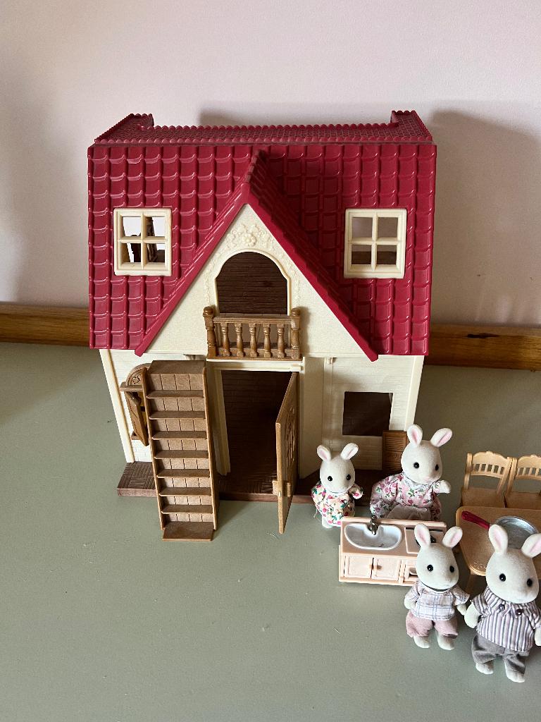 Sylvanian family huis, Ophalen, Gebruikt, Poppenhuis