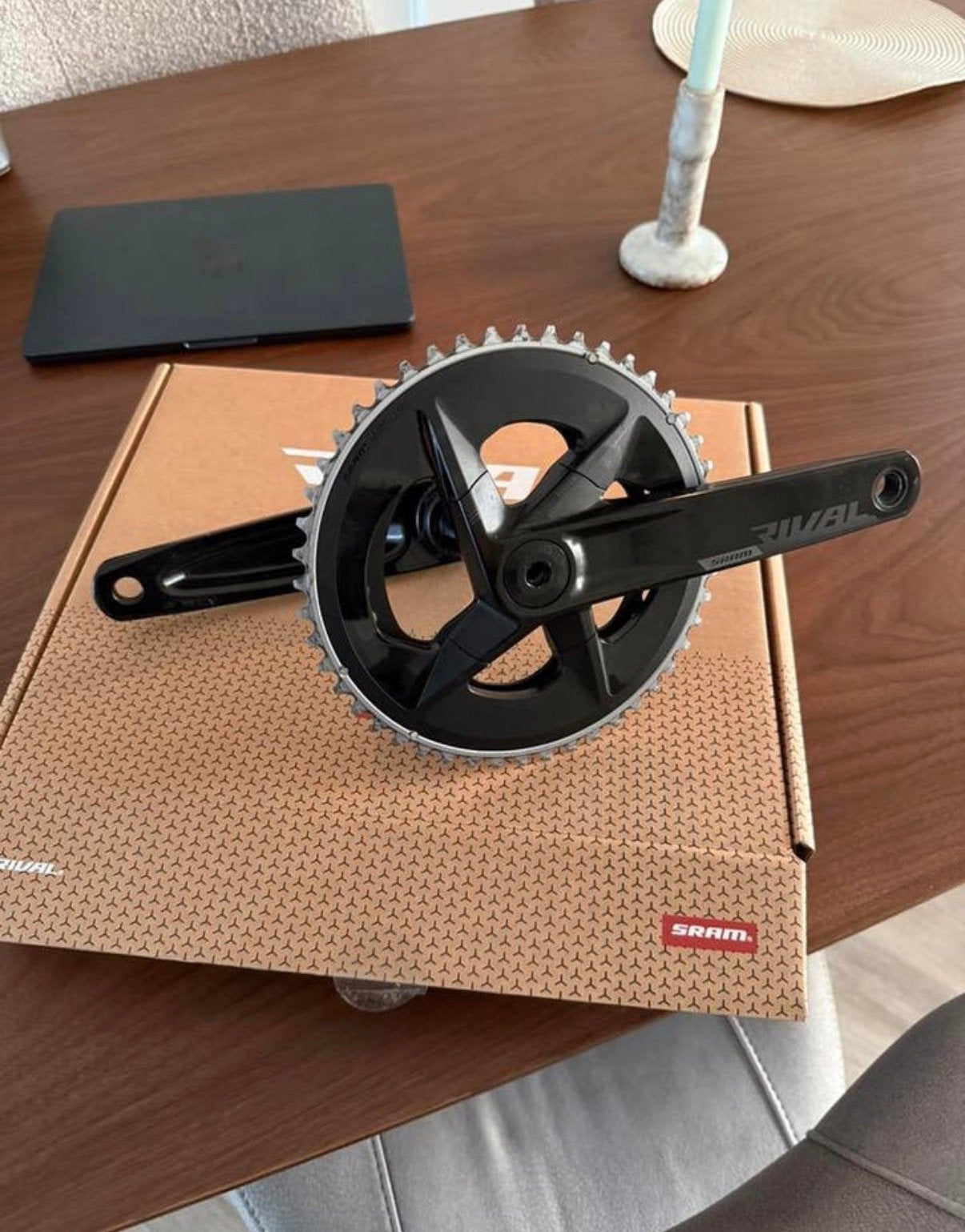 Sram Rival Dub D1 crankstel, Crankstel of Pedalen, Ophalen of Verzenden, Zo goed als nieuw, Racefiets
