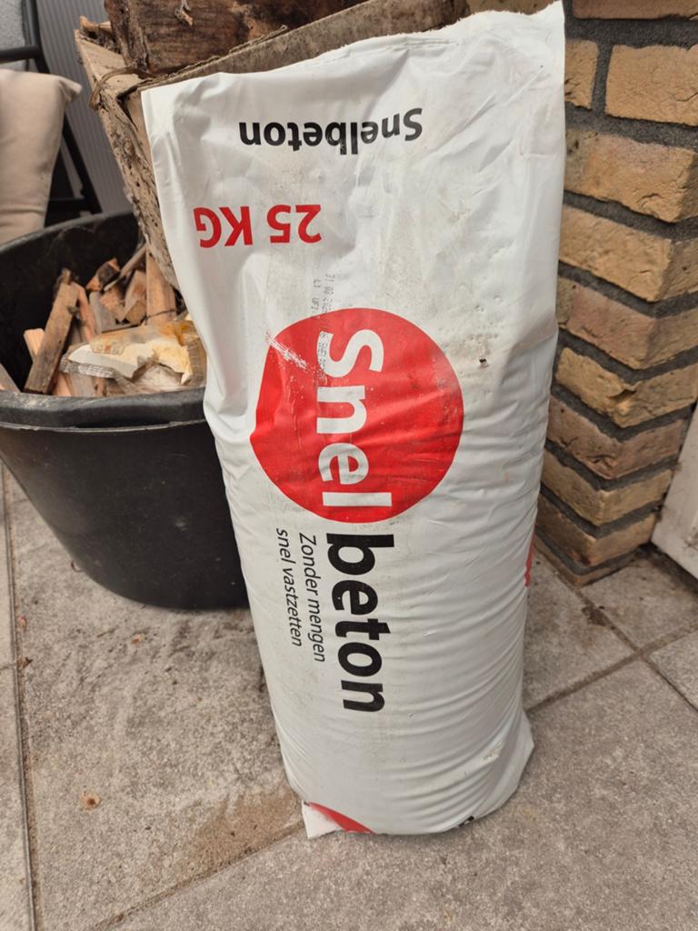 Snelbeton zak 25Kg, Ophalen, Nieuw
