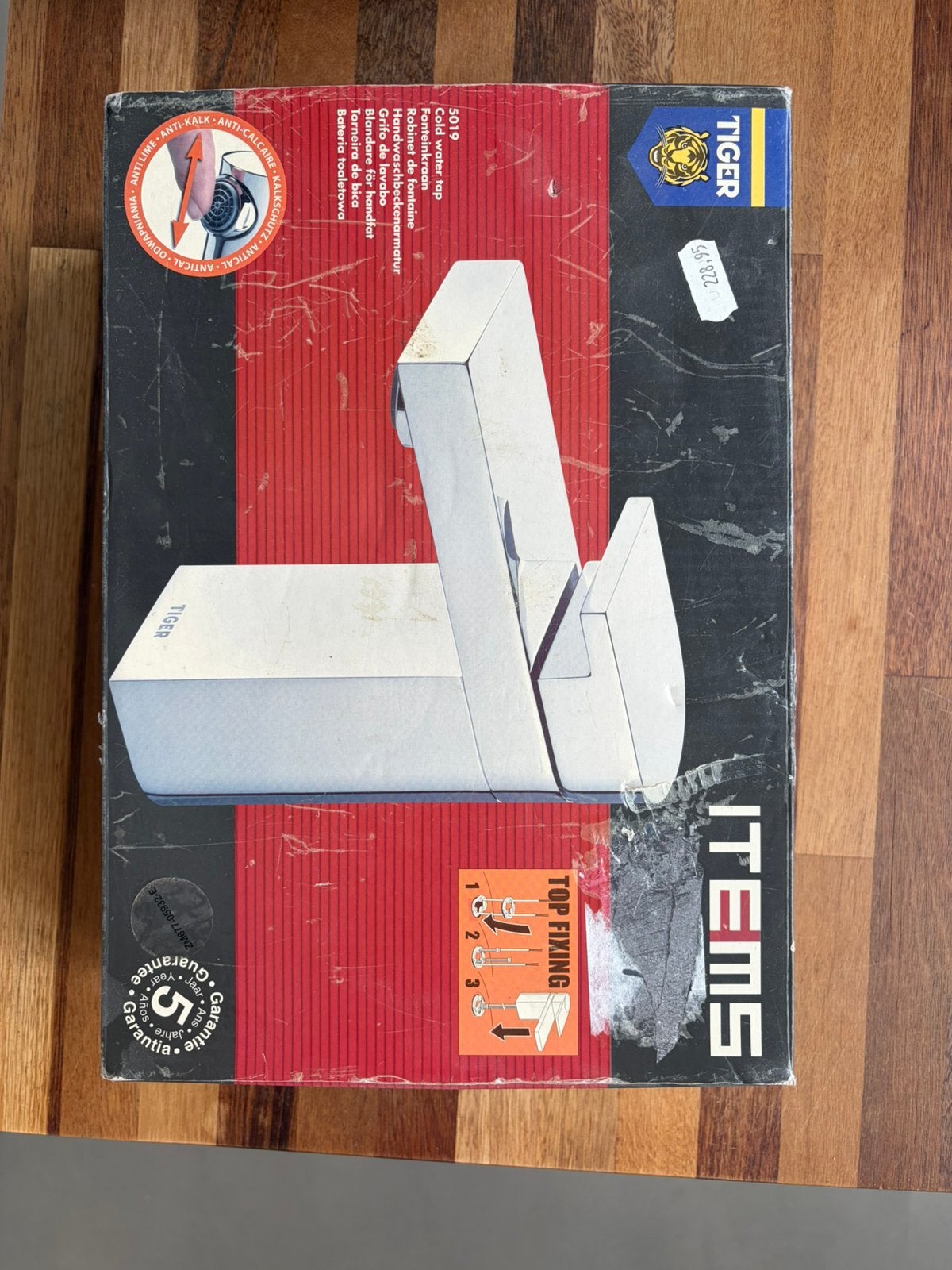Tiger Items Koudwaterkraan Chroom - Nieuw in doos, Doe-het-zelf en Verbouw, Sanitair, Nieuw, Kraan, Chroom, Ophalen of Verzenden