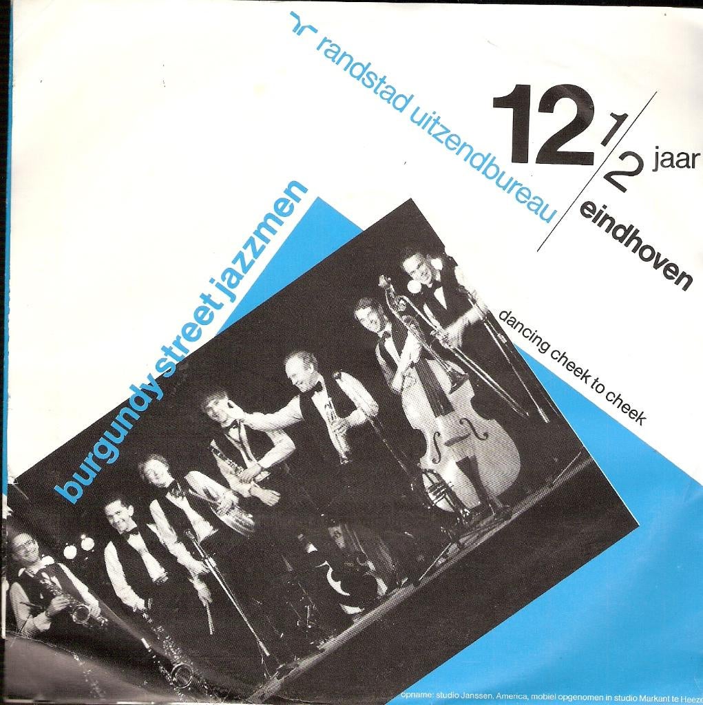 EINDHOVEN RANDSTAD UITZENDBUREAU- BURGUNDY STREET JAZZMEN, Cd's en Dvd's, Ophalen, 1960 tot 1980, Gebruikt, 12 inch