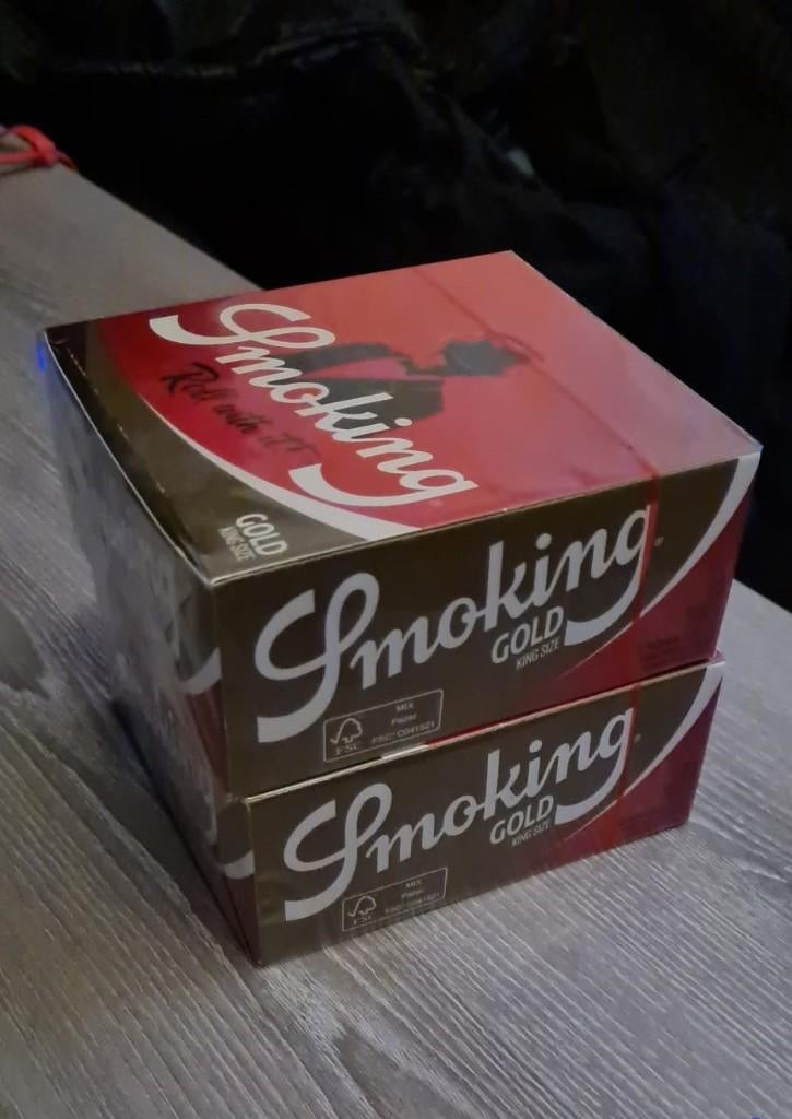 2 Boxen Smoking Gold, Verzamelen, Ophalen, Nieuw