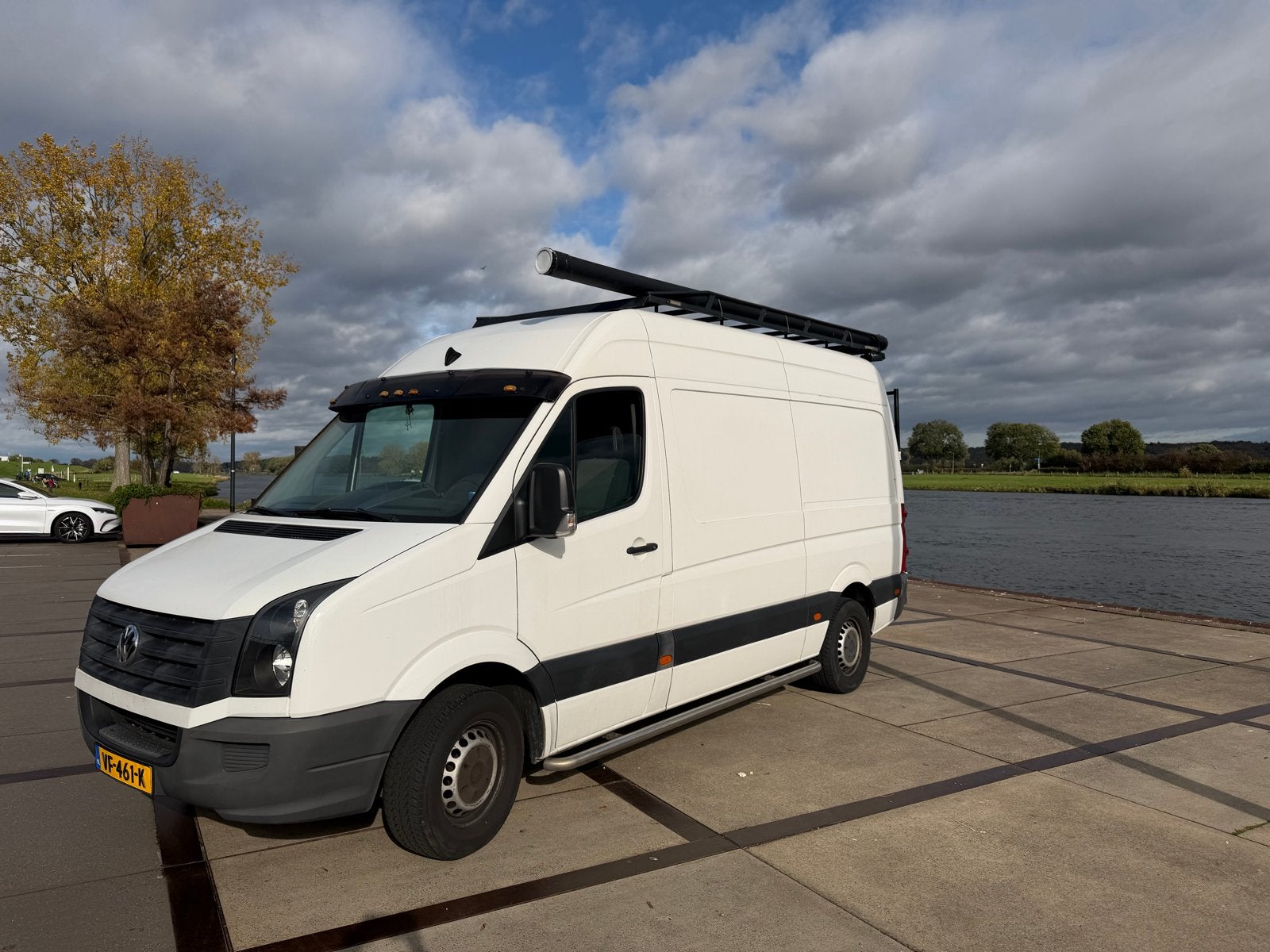 Volkswagen Crafter 32 109pk TDI GB L2h1 366/3200 nieuwe APK, Zwart, 4 cilinders, Volkswagen, Wit