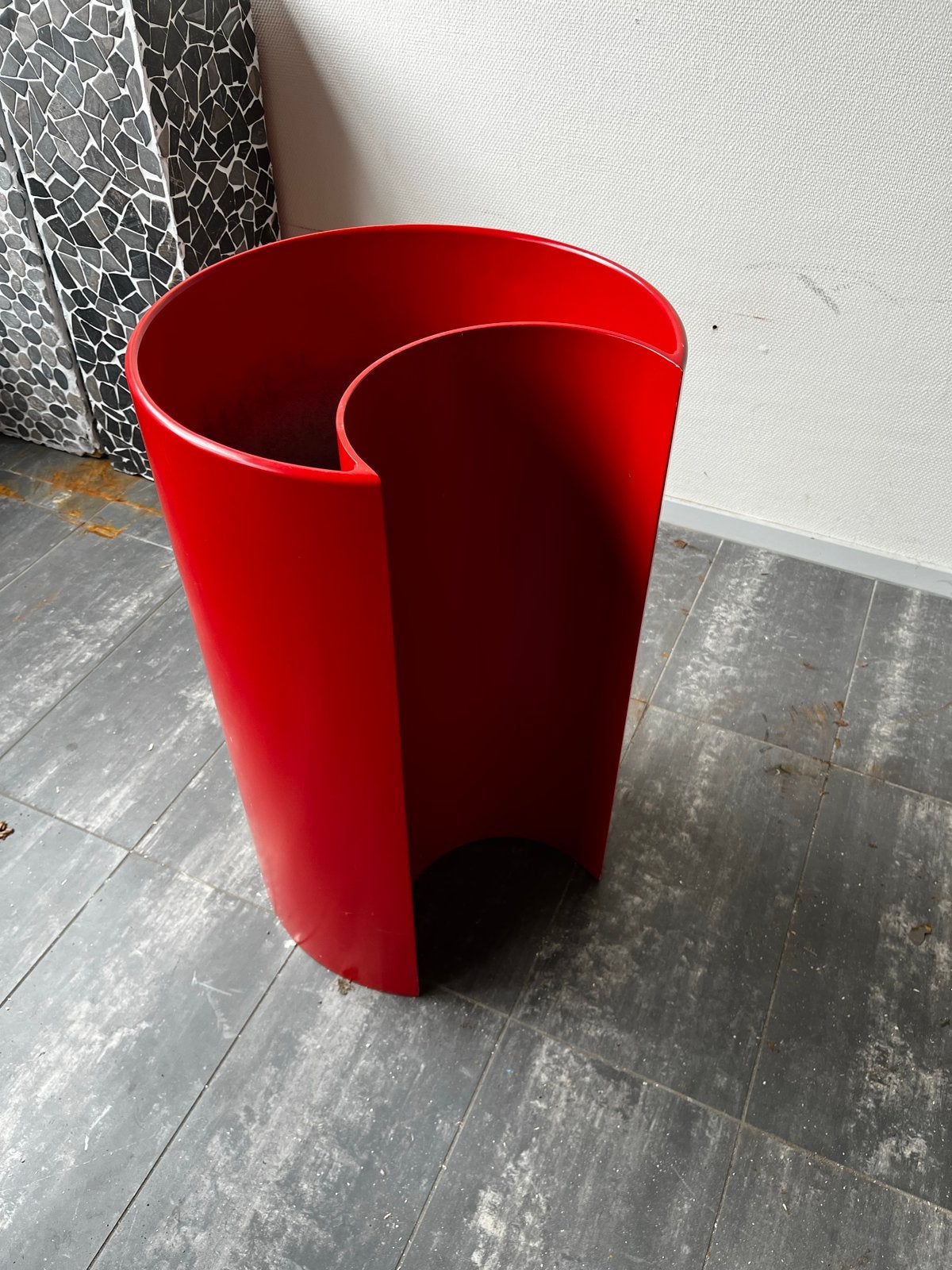 Rode design/ plantenbak, Ophalen, Gebruikt, Kunststof, Modern