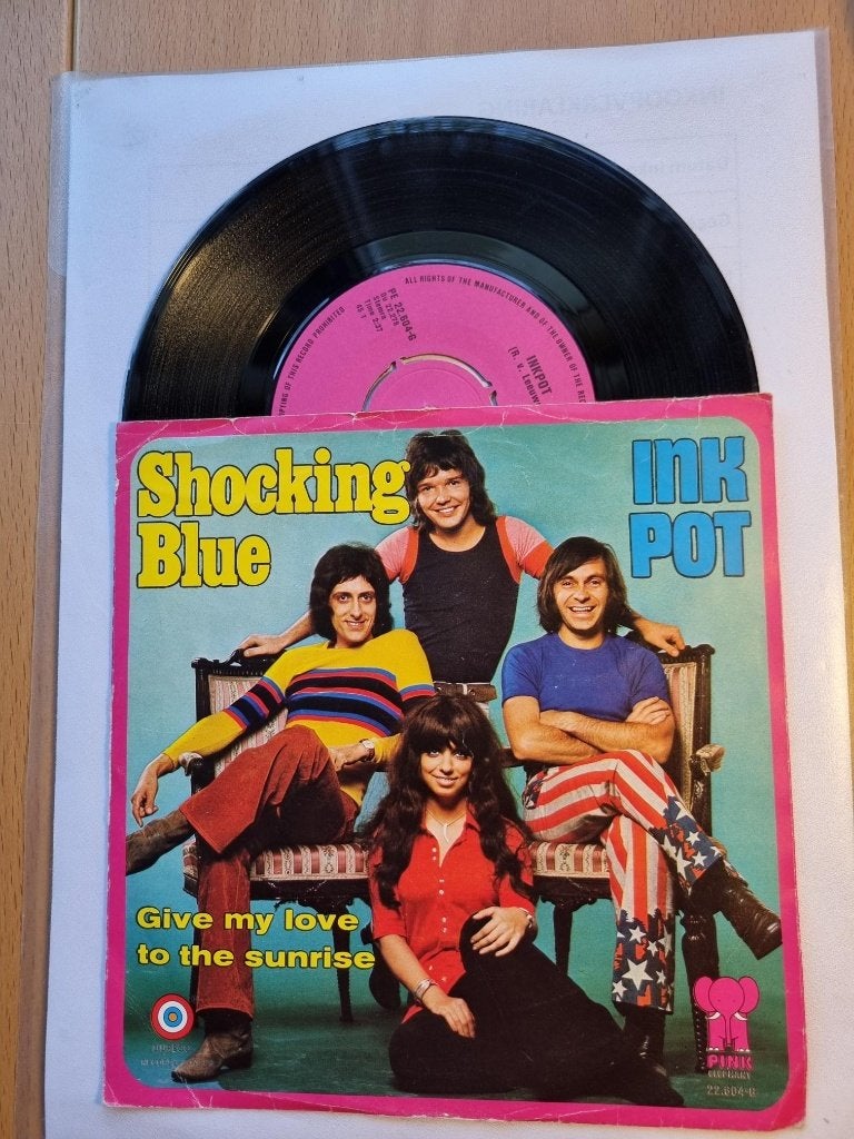 single Shocking Blue INKPOT geweldige plaat uit 1972, Ophalen of Verzenden, Gebruikt, Pop