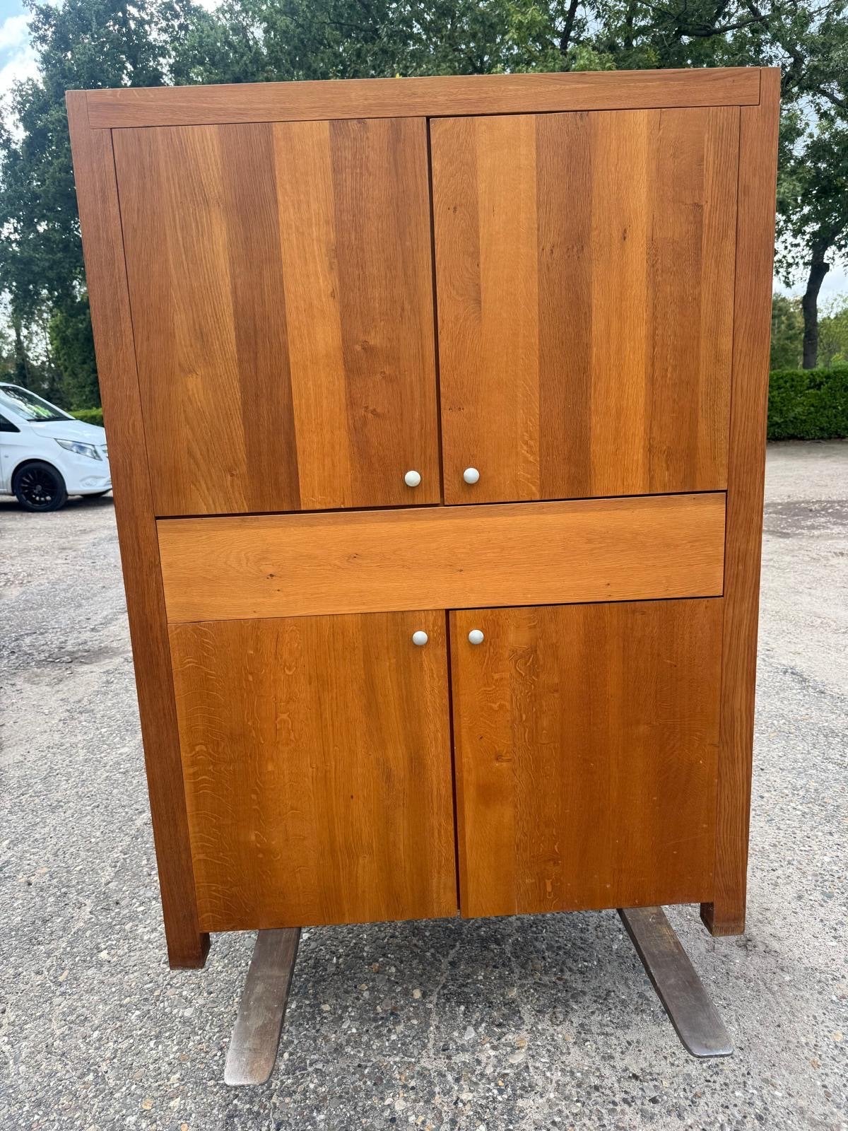 Houten kast - 120x50x165 cm, Ophalen, Gebruikt