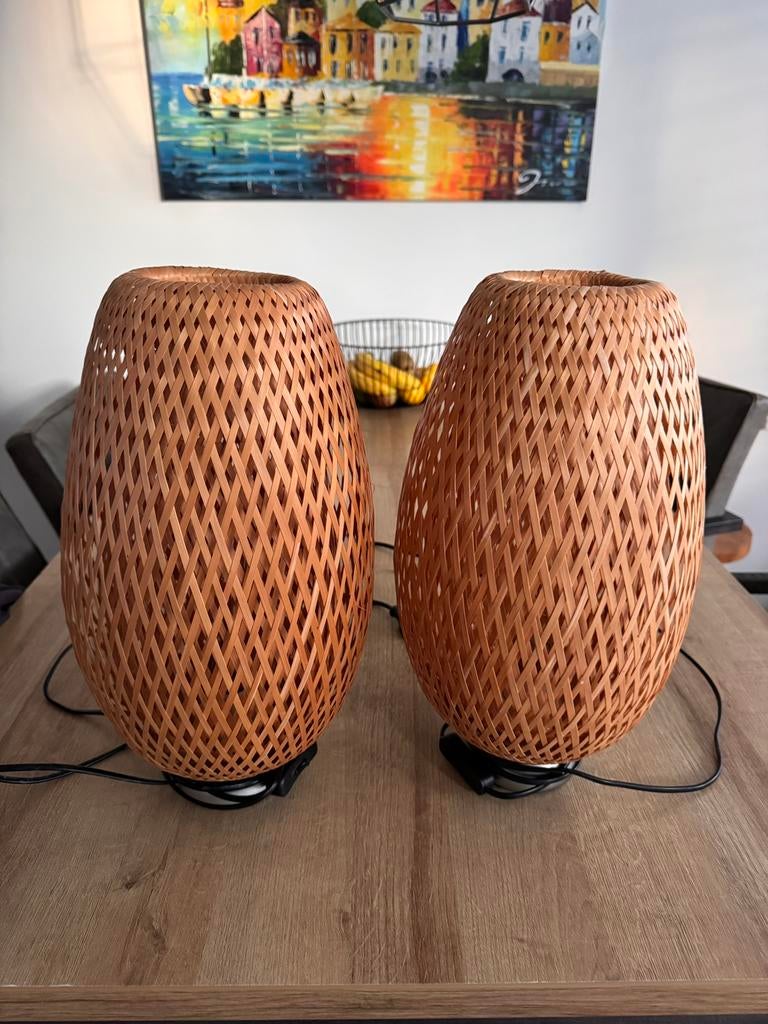Mooie, sfeervolle lampen, Huis en Inrichting, Lampen | Tafellampen, Ophalen of Verzenden, Zo goed als nieuw, Minder dan 50 cm