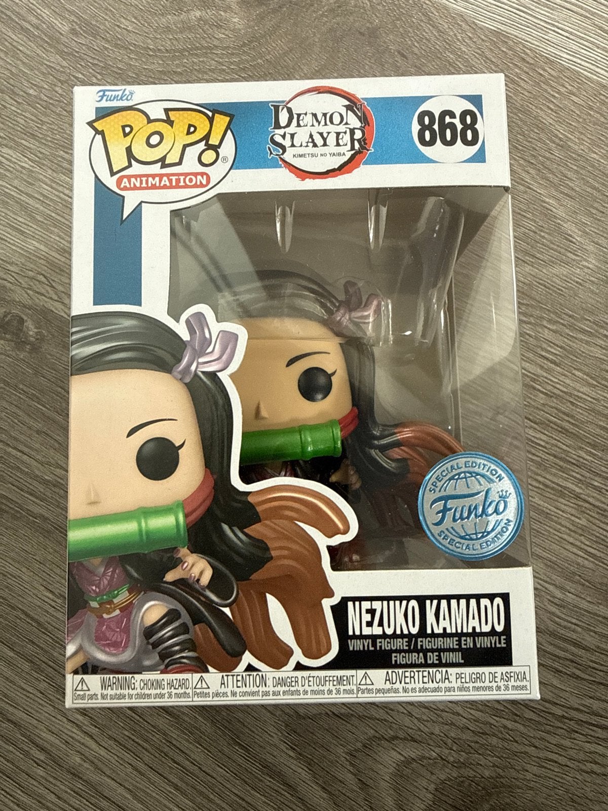 Funko Pop! Demon Slayer Nezuko Kamado #868 Special Edition, Ophalen of Verzenden, Nieuw