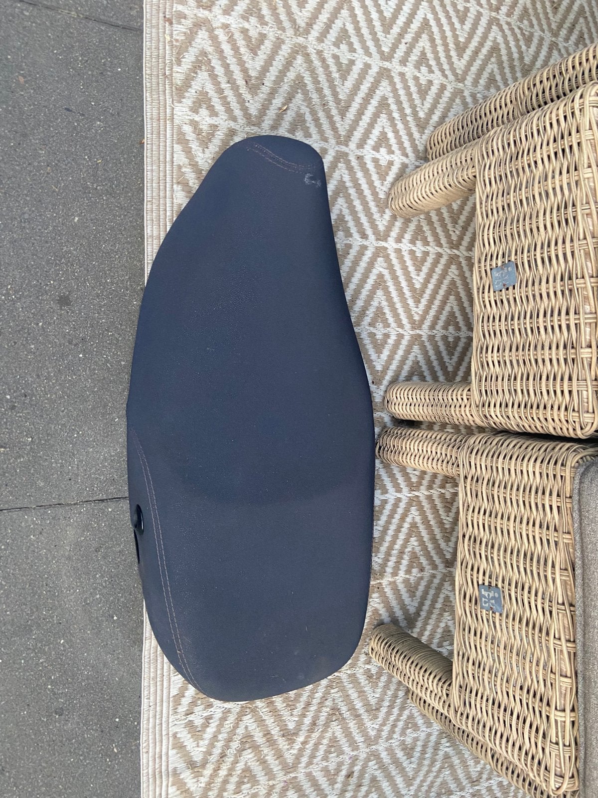 Vespa LX Buddy Seat -  Donkerblauw, Ophalen, Gebruikt, Zadel, Vespa