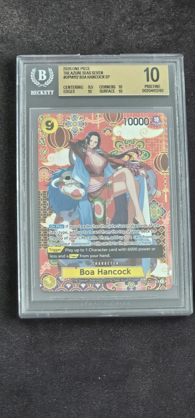 Boa Hancock OP14-112SP BGS 10 Pristine, Ophalen of Verzenden, Nieuw, Losse kaart