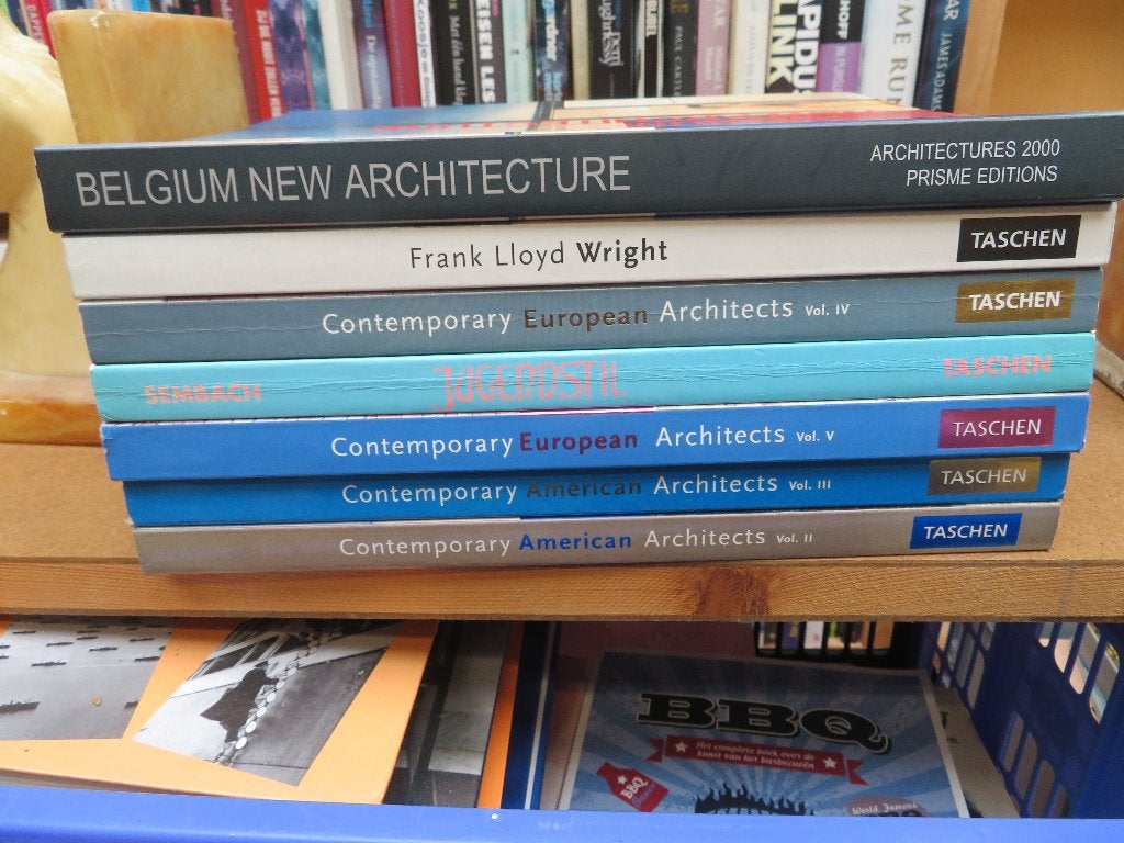 Architectuur boeken Taschen: Frank Lloyd Wright en meer, Gelezen, Diverse auteurs, Ophalen of Verzenden, Architectuur algemeen