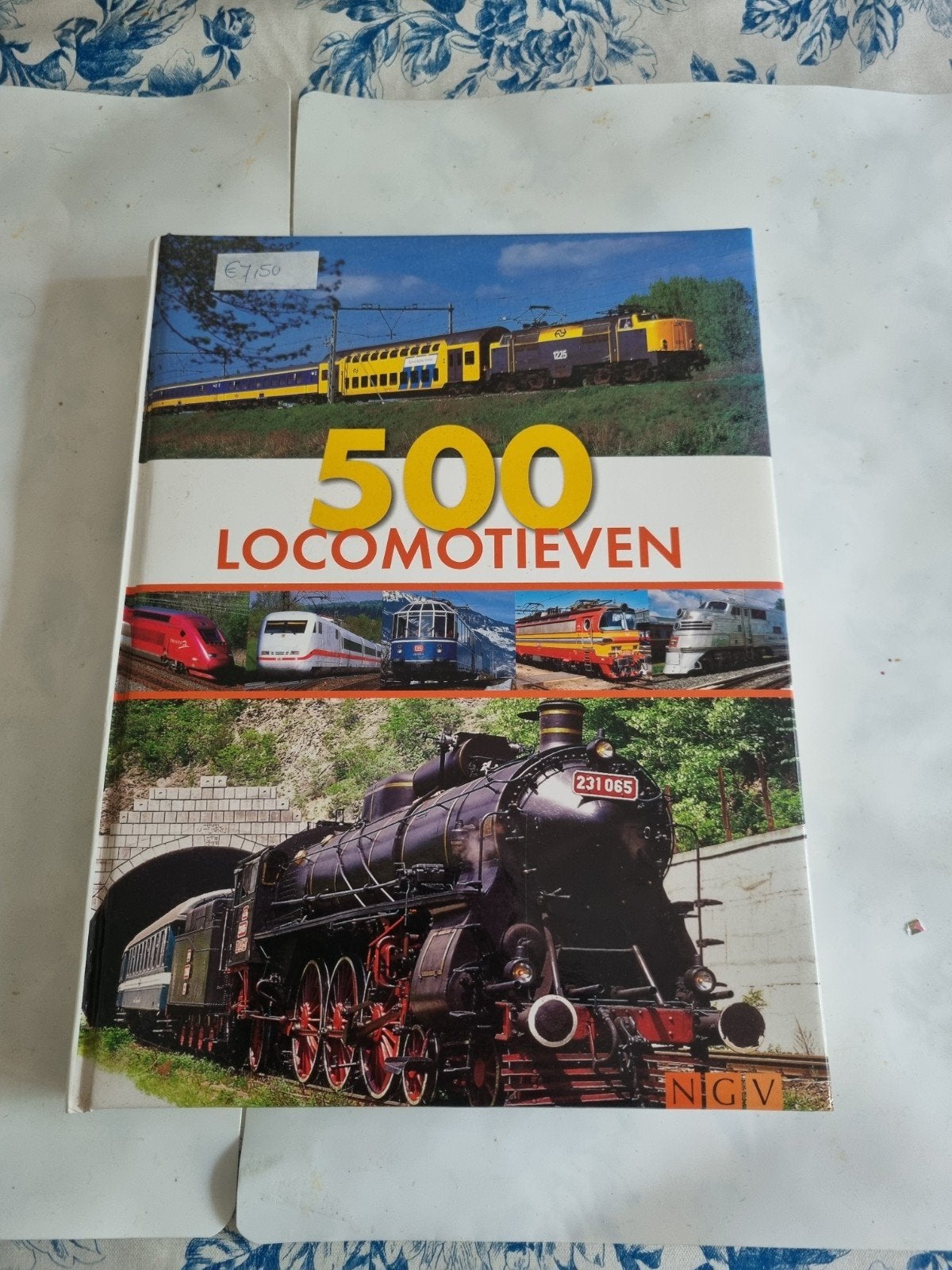500 Locomotieven - Boek over stoom, diesel en elektrische t, Ophalen of Verzenden, Zo goed als nieuw, Trein, Boek of Tijdschrift