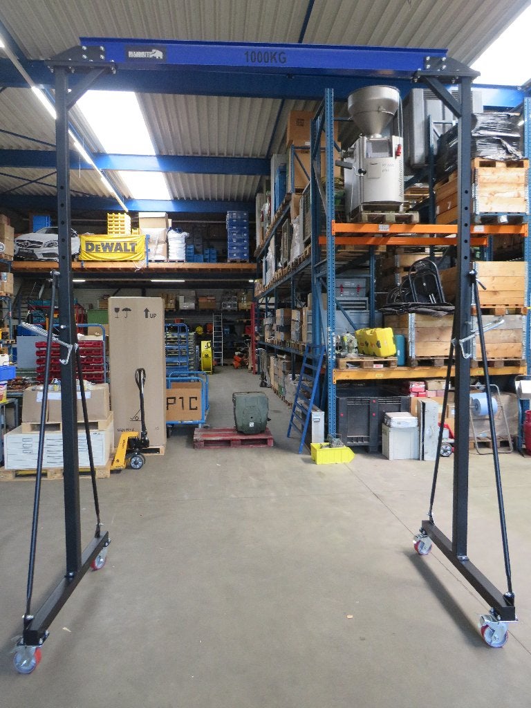 Mammuth mobiele portaalkraan 1 ton in hoogte verstelbaar, Ophalen, Mammuth.com, Nieuw, Handmatig
