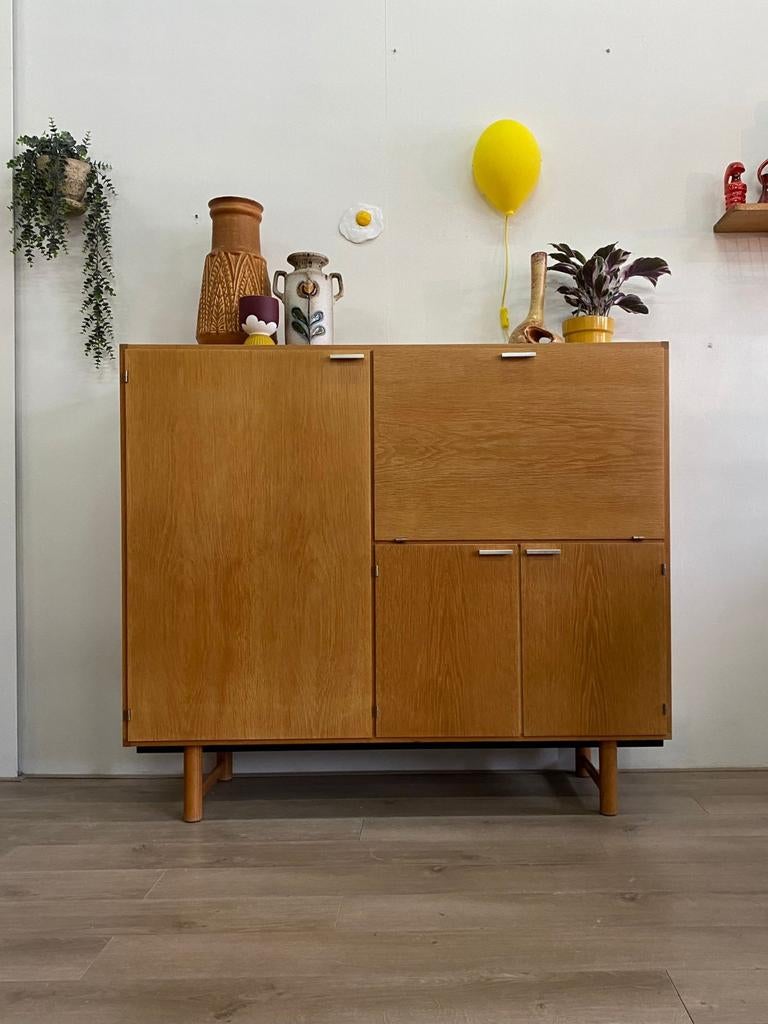 Vroege Cees Braakman 'beukenserie' kast voor PasToe, 1950s, Huis en Inrichting, Kasten | Dressoirs, Ophalen, 100 tot 150 cm, N.v.t.