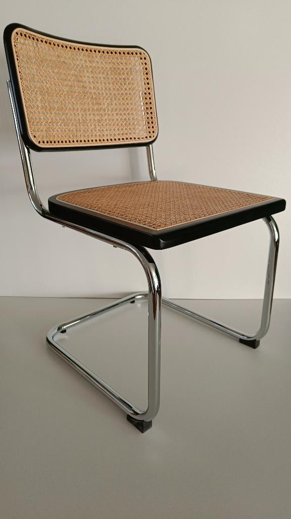 10x Thonet stijl Cesca Breuer buisframe webbing stoel zwart, Huis en Inrichting, Stoelen, Hout, Zwart, Nieuw, Ophalen of Verzenden