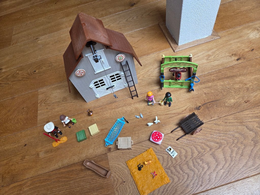 Playmobil Spirit schuur met Lucky, Pru en Abigail 70118, Gebruikt, Gebouw, Complete set, Ophalen of Verzenden