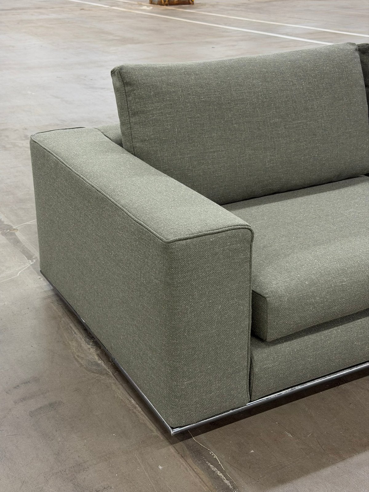 Minotti Hamilton | Linnen | NIEUWSTAAT + Garantie, 100 tot 125 cm, Overige materialen, Driepersoons, Ophalen of Verzenden