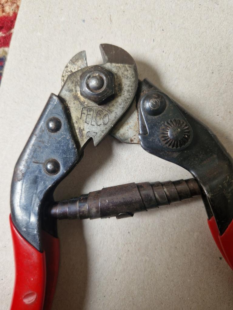Felco kabelkniptang kabelschaar, Ophalen of Verzenden, Gebruikt