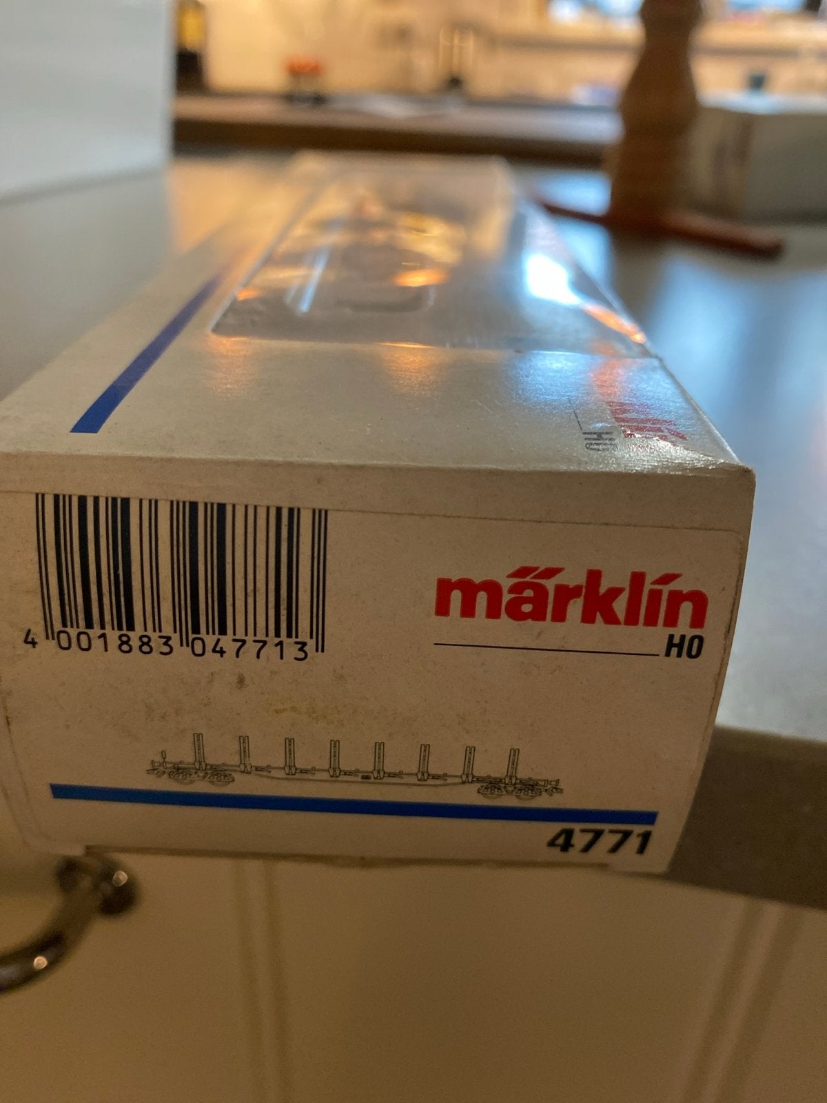 Märklin H0 4771 Wagon met buizenlading, Wisselstroom, Wagon, Ophalen of Verzenden, Zo goed als nieuw