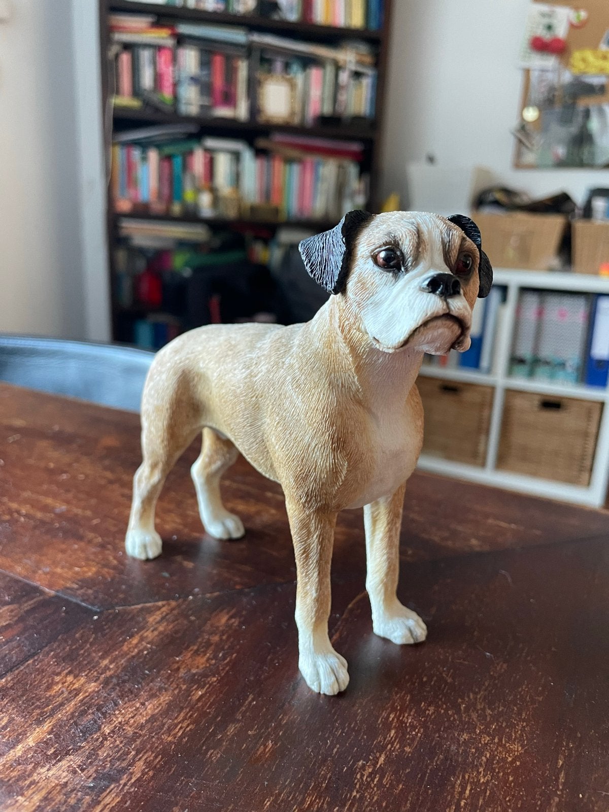 Leonardo Collection Boxer Hond Beeld van hars, Ophalen of Verzenden, Zo goed als nieuw, Hond of Kat, Beeldje of Figuurtje