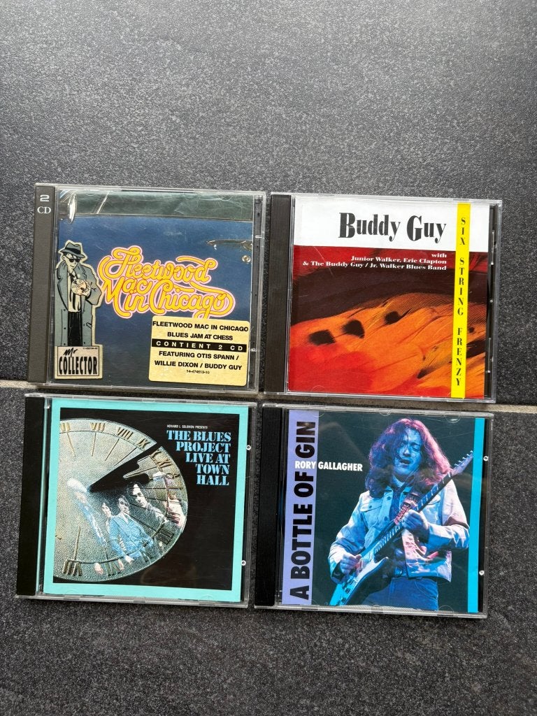 Cd's: Fleetw. Mac, Buddy Guy, Blues Project, Rory Gallagher, Ophalen, Inclusief boekje, Zo goed als nieuw, Blues