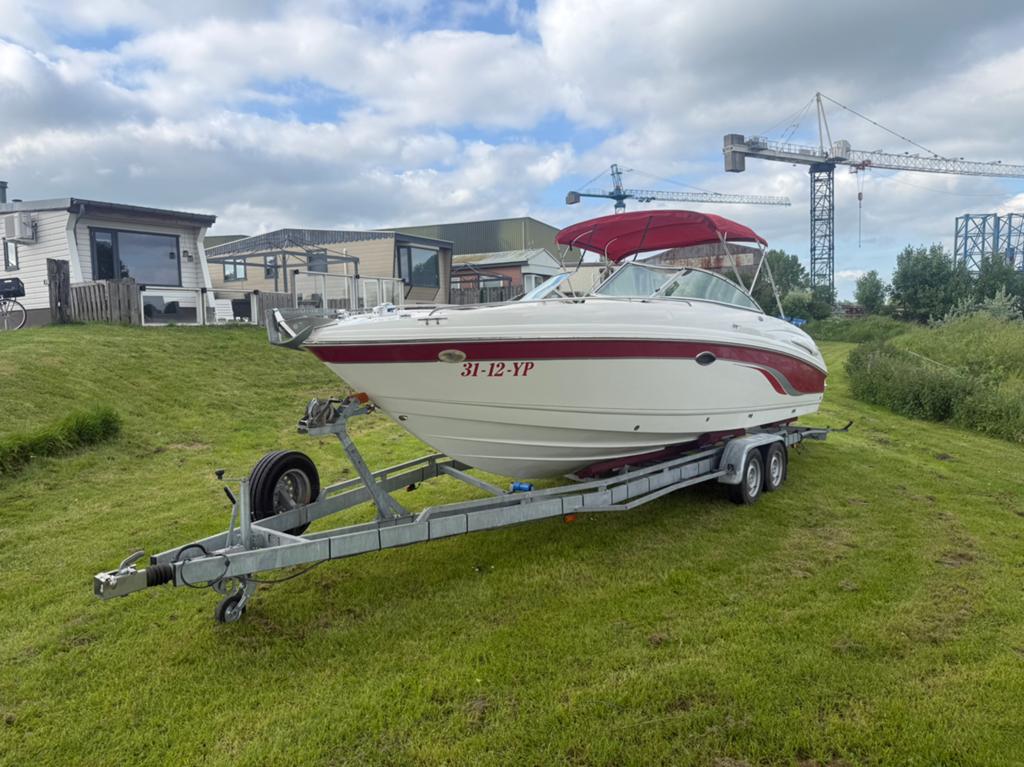 Chaparral 260 SSI V8 Speedboot bowrider incl Vlemmix trailer, Watersport en Boten, Speedboten, Ophalen, Overige merken, Gebruikt