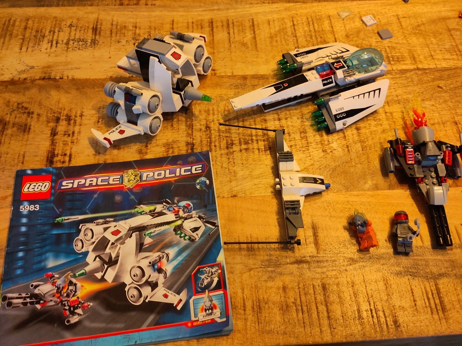 5983 space police incl instructieboekje, Ophalen of Verzenden, Zo goed als nieuw