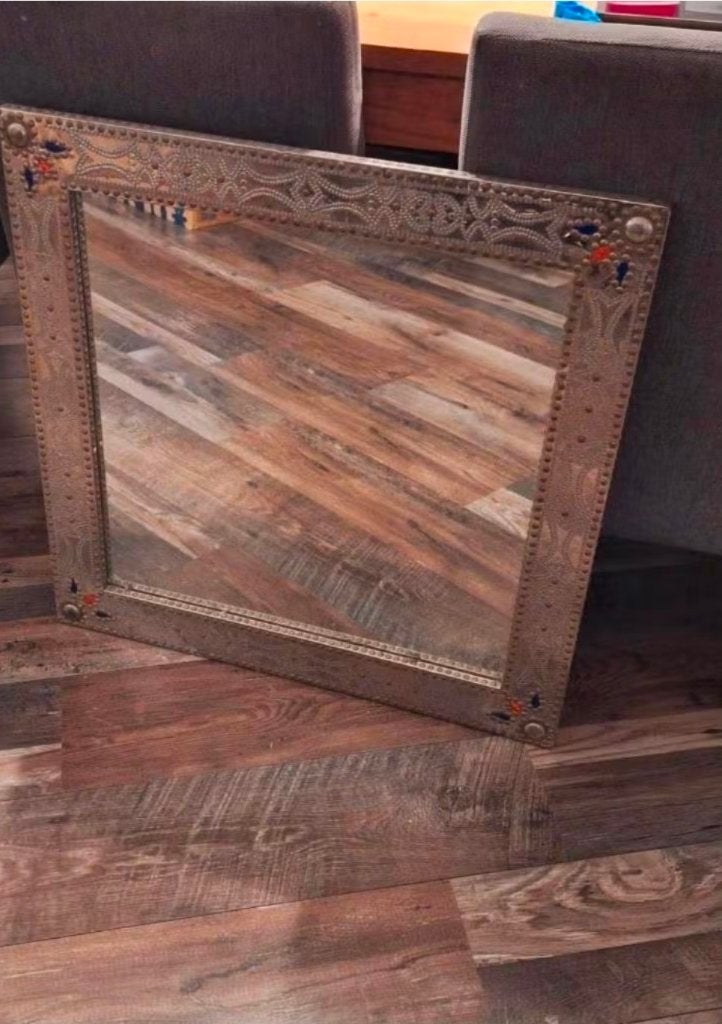 Ikea spiegel Grimo (70x70cm), Ophalen, Vierkant, Zo goed als nieuw, Minder dan 100 cm