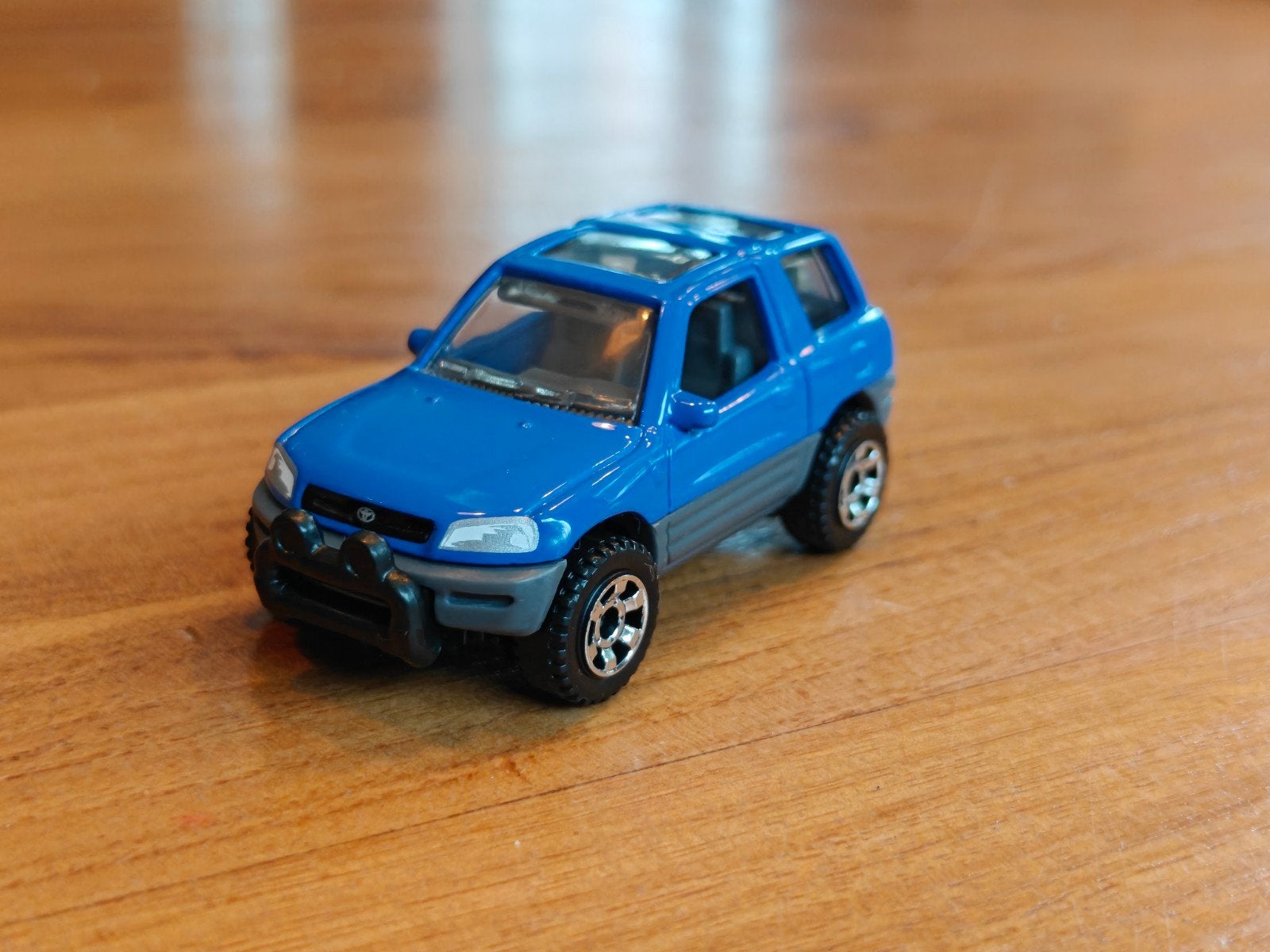 Matchbox Toyota Rav 4 Off Roader BLAUW, Ophalen of Verzenden, Auto