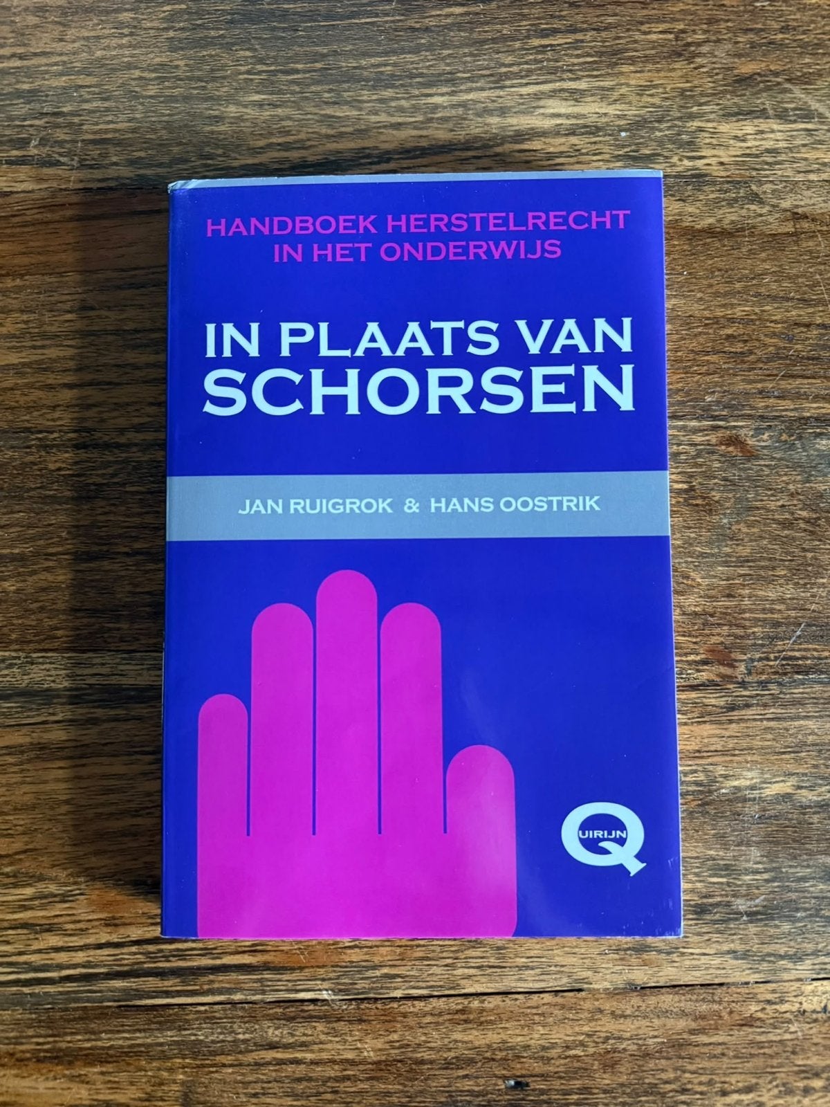 Handboek Herstelrecht Onderwijs: In Plaats Van Schorsen, Ophalen of Verzenden, Gamma, Zo goed als nieuw, Overige niveaus