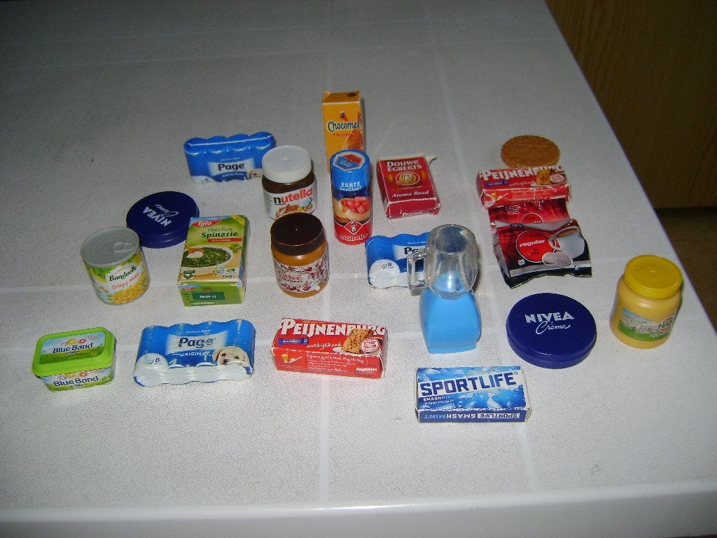 20ah boodschappen met o,a hak appelmoes nivea koffie nutella, Verzamelen, Supermarktacties, Albert Heijn, Ophalen of Verzenden