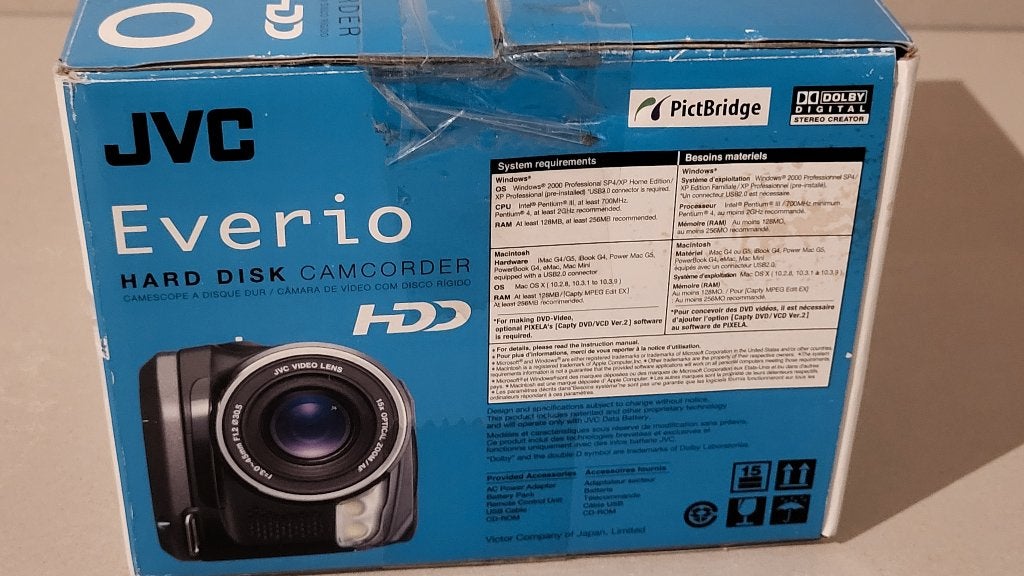 JVC Everio GZ-MG40E Camcorder (20GB) – in Originele Doos!, Harde schijf, JVC, 20x of meer, Ophalen of Verzenden