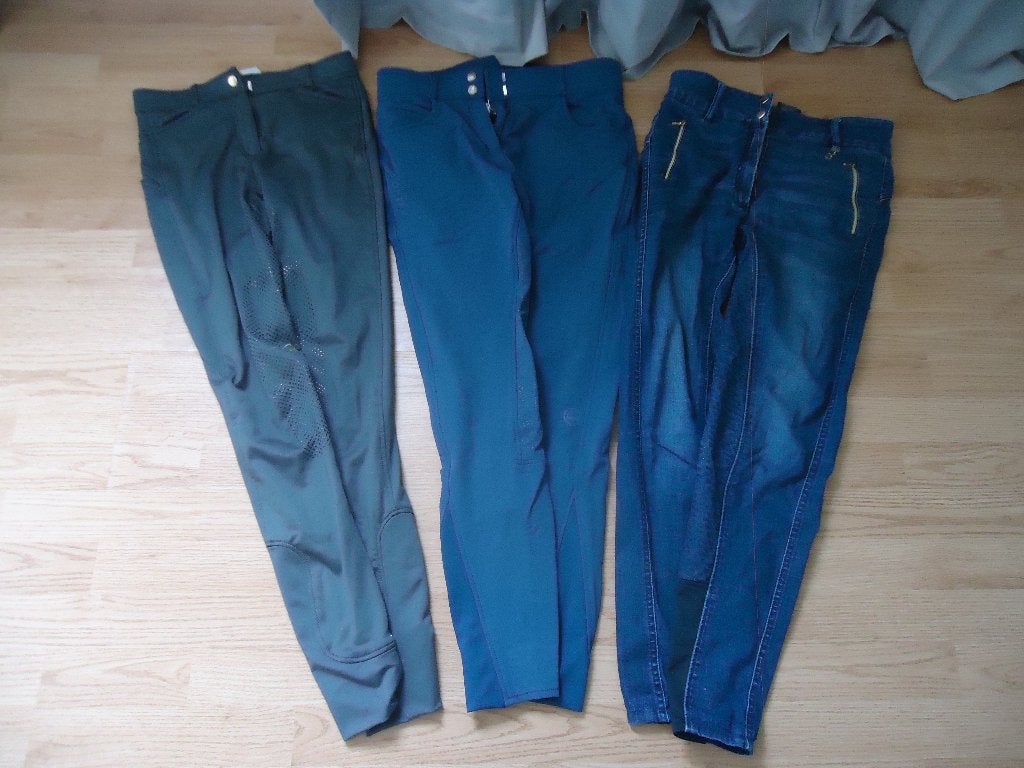 3 diverse paardrijbroeken, Dieren en Toebehoren, Paardrijkleding, Ophalen, Kinderen, Onderkleding, Veelzijdigheid