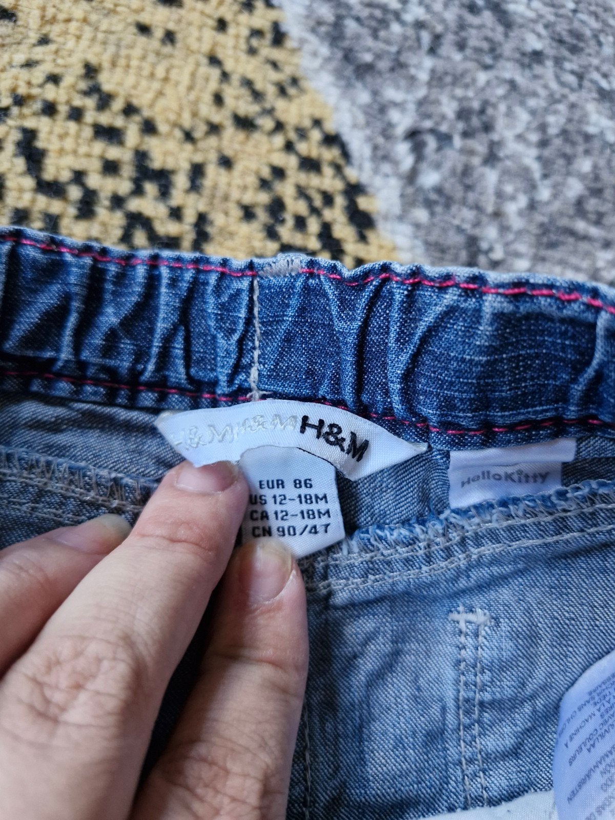 Hello kitty spijkerrokje maat 86, Meisje, H&M, Onbekend, Ophalen of Verzenden