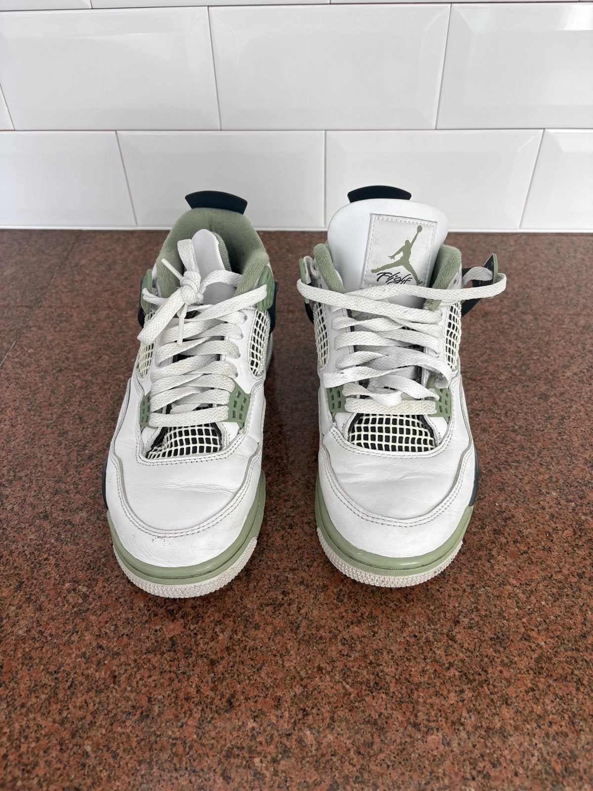 Te koop z.g.a.n. Nike Air Jordan maat 38,5, Kleding | Dames, Schoenen, Ophalen of Verzenden, Groen, Sneakers of Gympen, Zo goed als nieuw