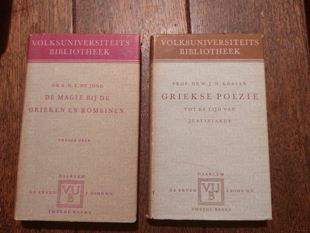 De magie bij de Grieken en Romeinen+ Griekse Poëzie, Ophalen of Verzenden, Gelezen, Geesteswetenschap