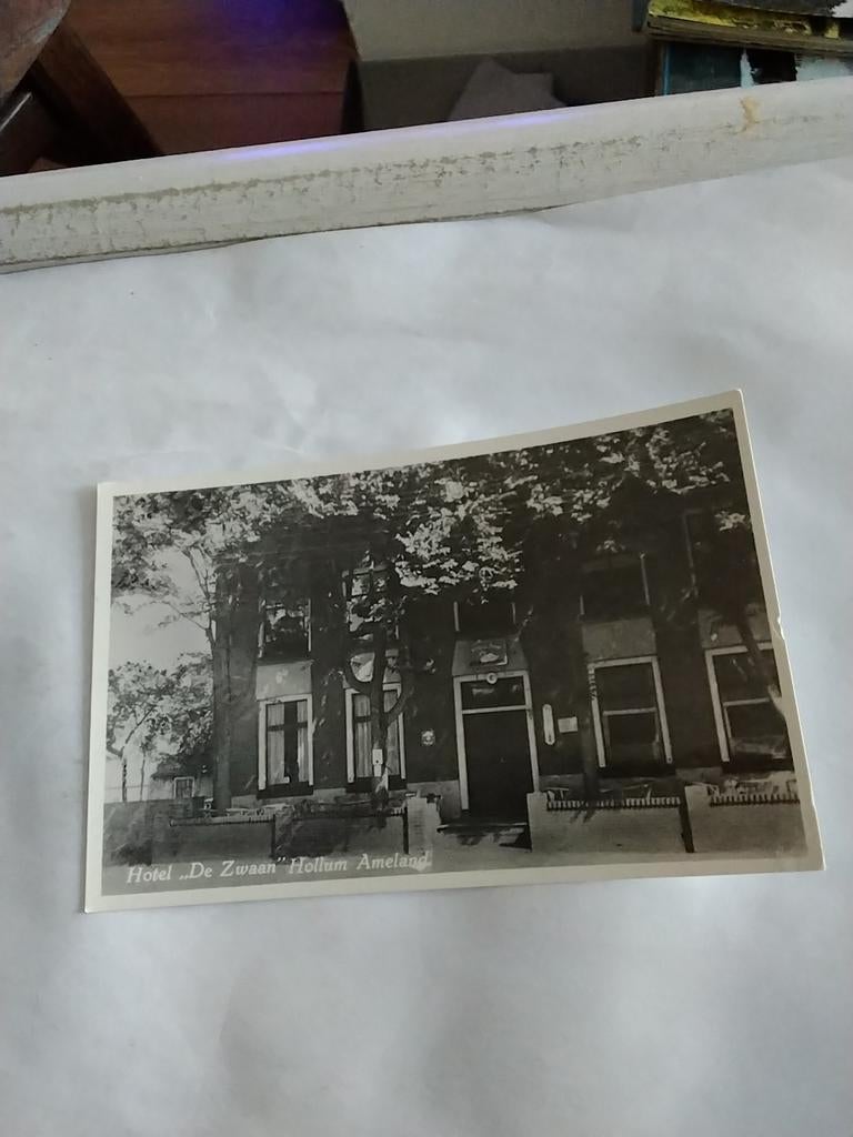 HOLLUM. AMELAND   HOTEL "DE ZWAAN", Ophalen of Verzenden, 1960 tot 1980, Waddeneilanden