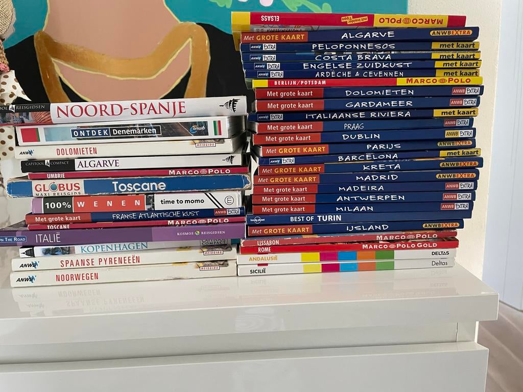 Grote collectie reisgidsen (ANWB, Marco Polo, Lonely Planet), Boeken, Gelezen, Europa, Ophalen of Verzenden, Reisgids of -boek