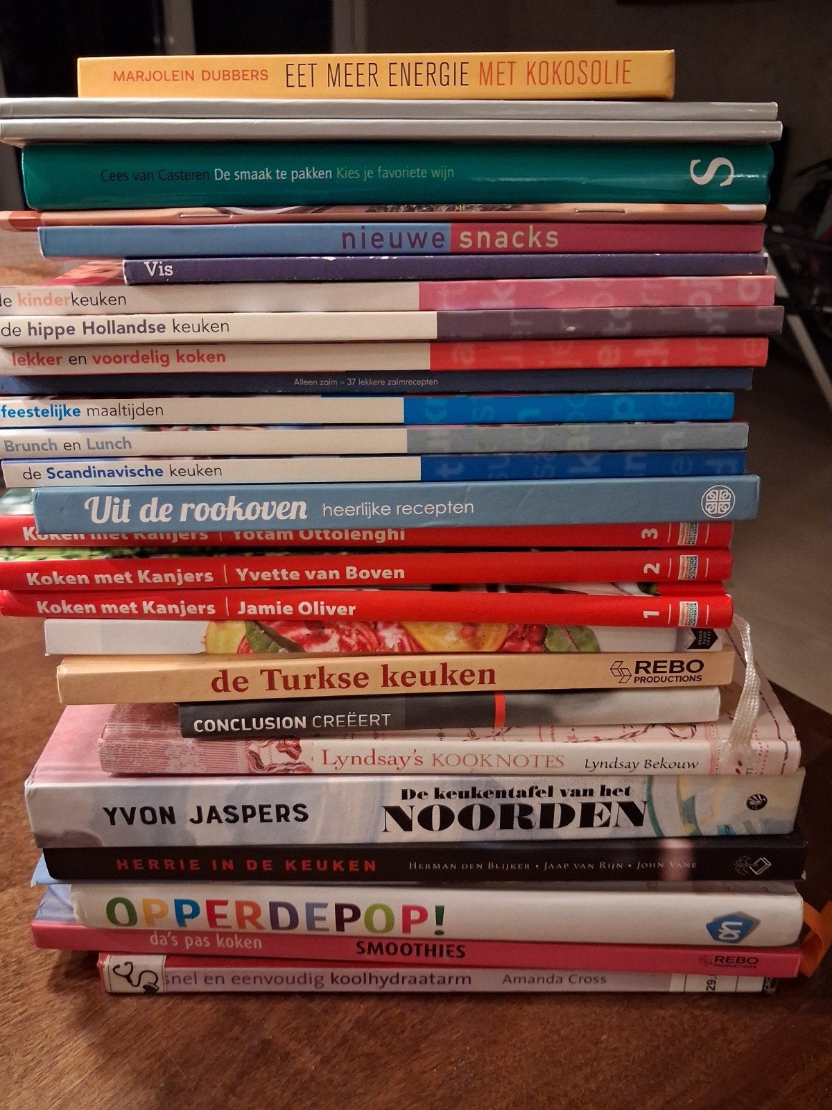 28 kookboeken, Ophalen, Gelezen