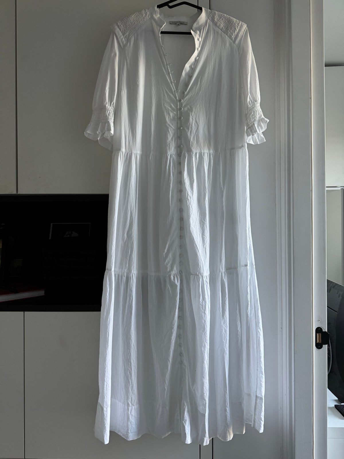 Nikkie Fifth House Witte Maxi Jurk - Zeer Goede Staat, Kleding | Dames, Jurken, Ophalen, Wit, Zo goed als nieuw, Maat 34 (XS) of kleiner