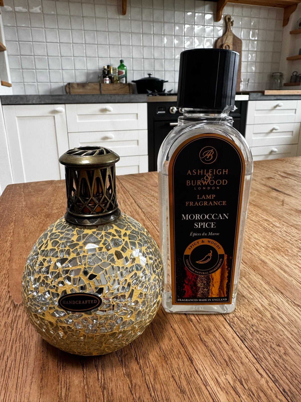 Ashleigh & Burwood lamp met Moroccan Spice geur, Ophalen, Zo goed als nieuw