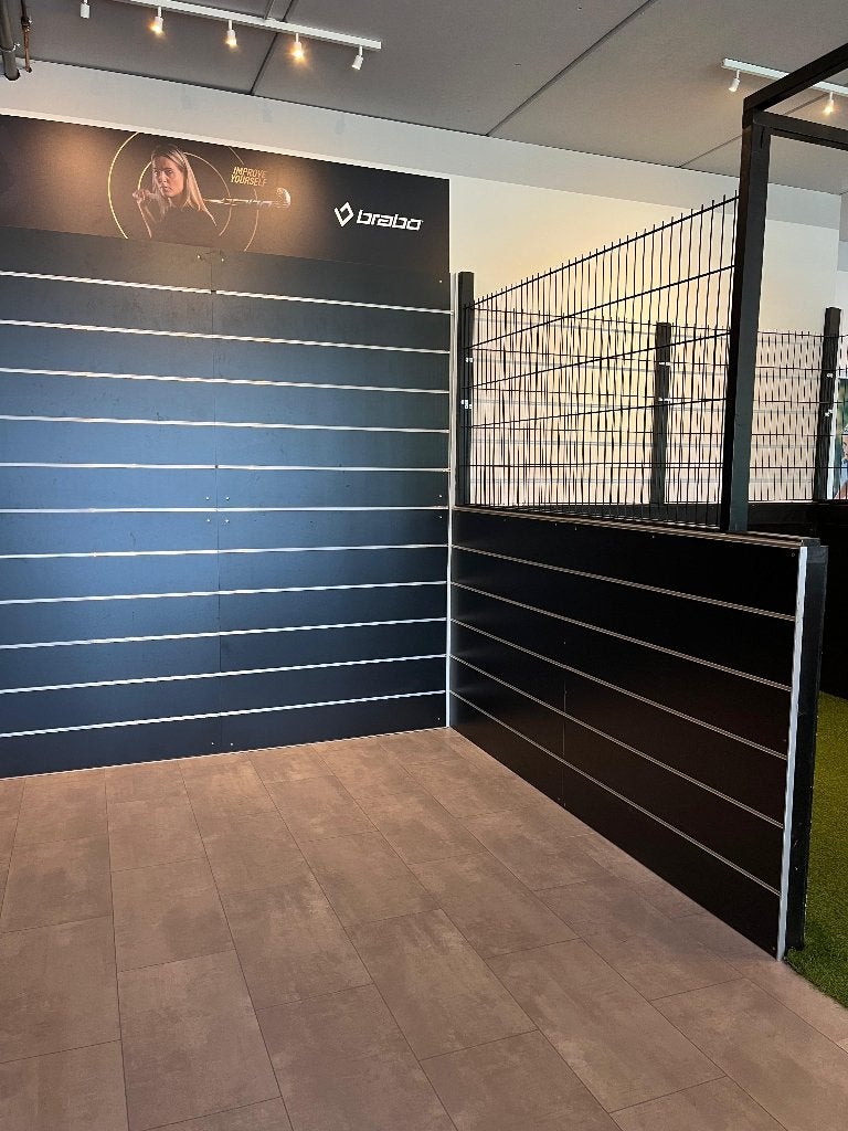 Slatwall wand - Professionele winkelinrichting, Ophalen, Gebruikt