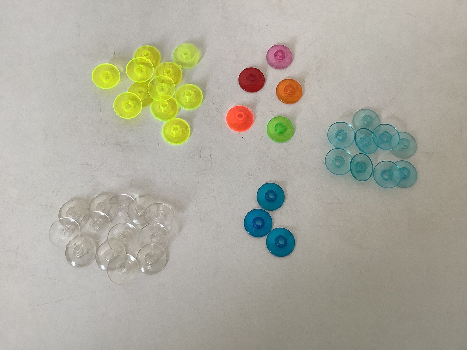 Lego schotel 2x2 omgekeerd (radar) transparant, Ophalen of Verzenden, Gebruikt, Losse stenen, Lego