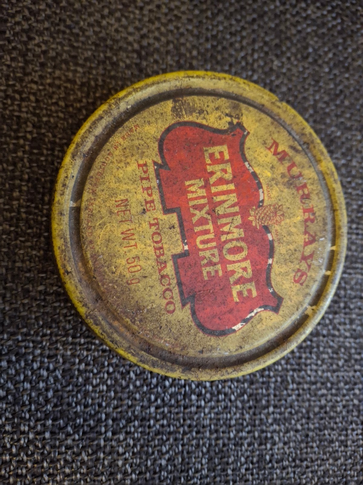 Tabaks blikje Murrays Erinmore mixture pipe tobacco, Verzamelen, Ophalen of Verzenden, Gebruikt, Overige