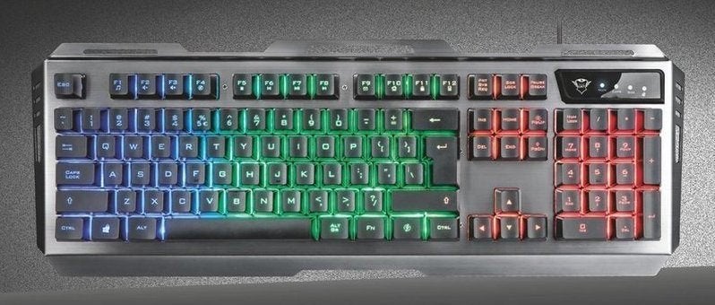 ZGAN Trust GXT845 Tural Gaming toetsenbord bedraad GXT 845, Computers en Software, Trust GXT Gaming, Gaming toetsenbord, Ophalen of Verzenden