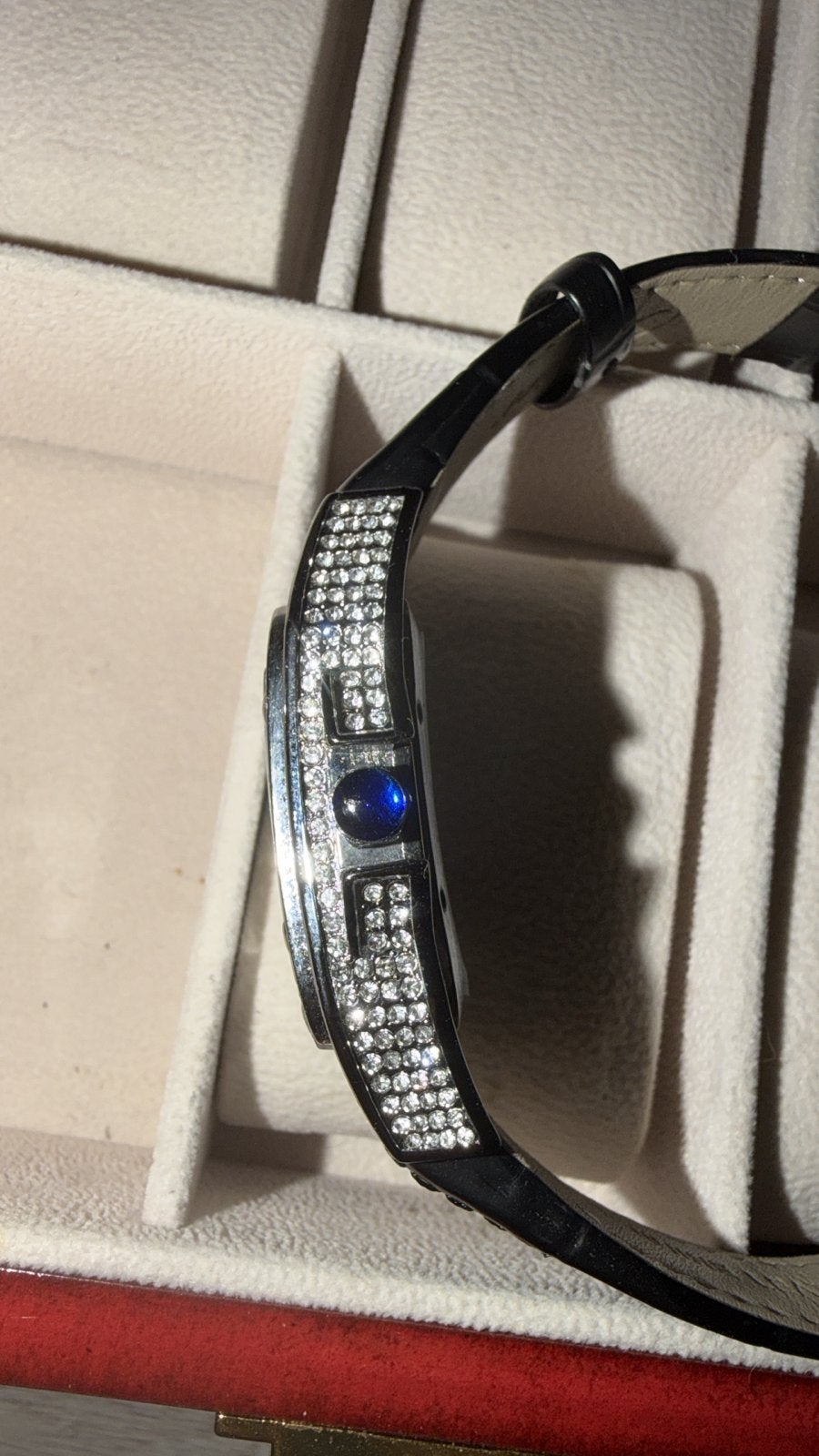 Cartier Santos 100 XL Chronograaf met diamanten, Sieraden, Tassen en Uiterlijk, Horloges | Heren, Overige merken, Staal, Polshorloge