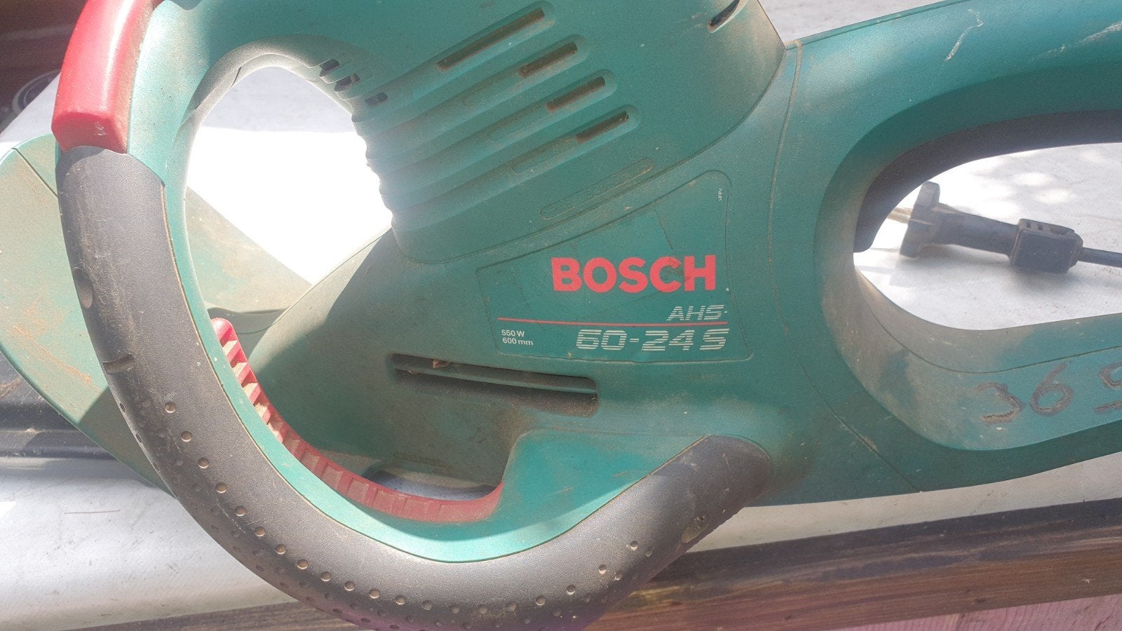Bosch AHS 60-24 S Heggenschaar - Elektrisch, Tuin en Terras, Heggenscharen, Ophalen of Verzenden, Gebruikt, Elektrisch, Bosch