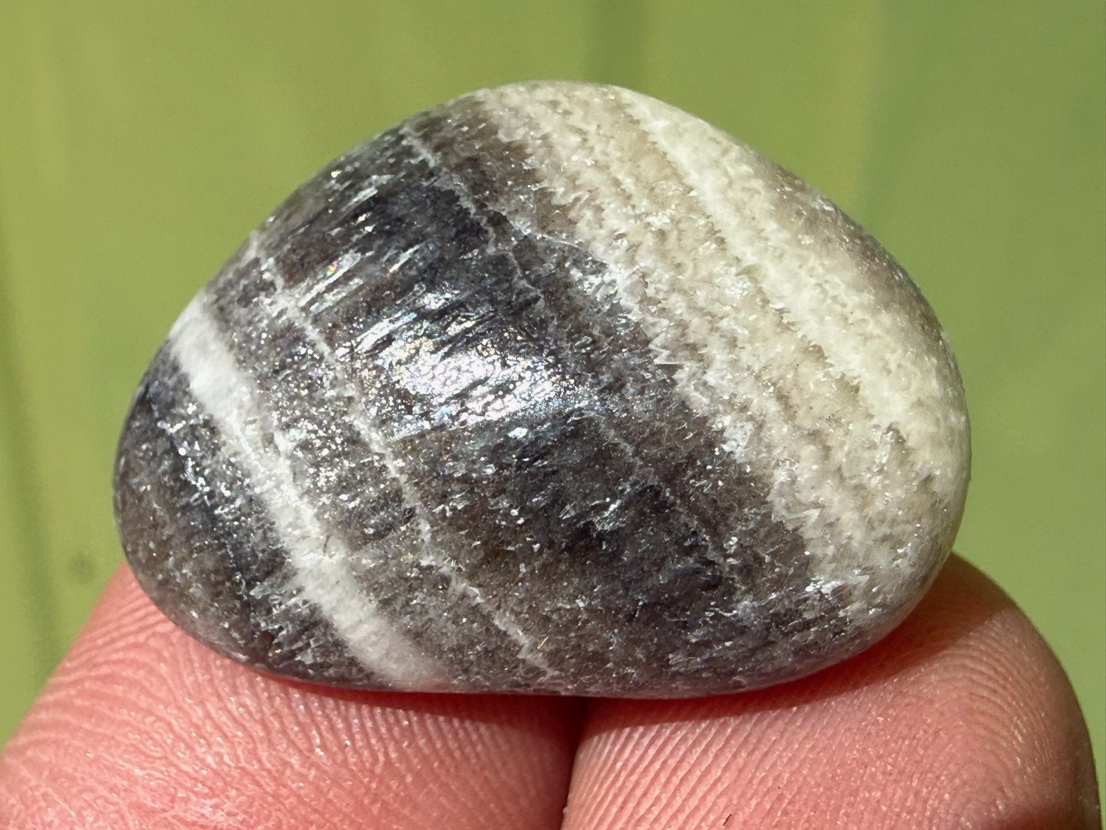 Zebracalciet zebra calciet broekzaksteen mineralen, Ophalen of Verzenden, Mineraal