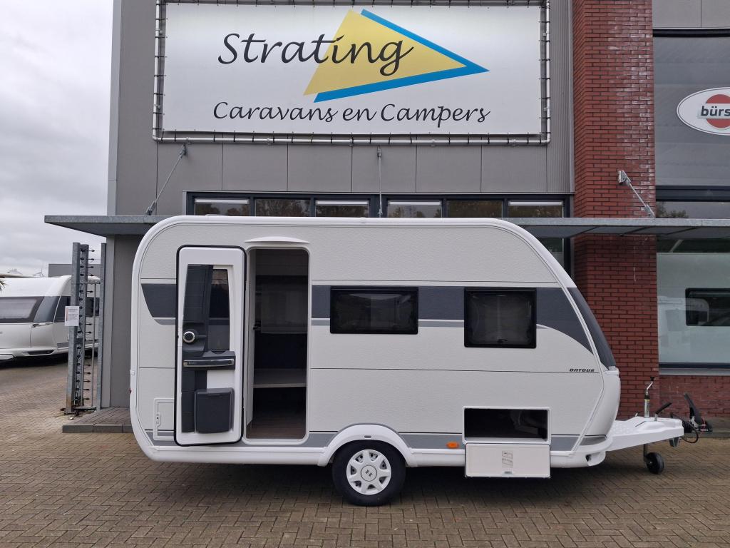 Hobby Ontour 390 SF NIEUW!! DWARSBED!!, Caravans en Kamperen, Caravans, Schokbreker, Hobby, Bedrijf, Treinzit