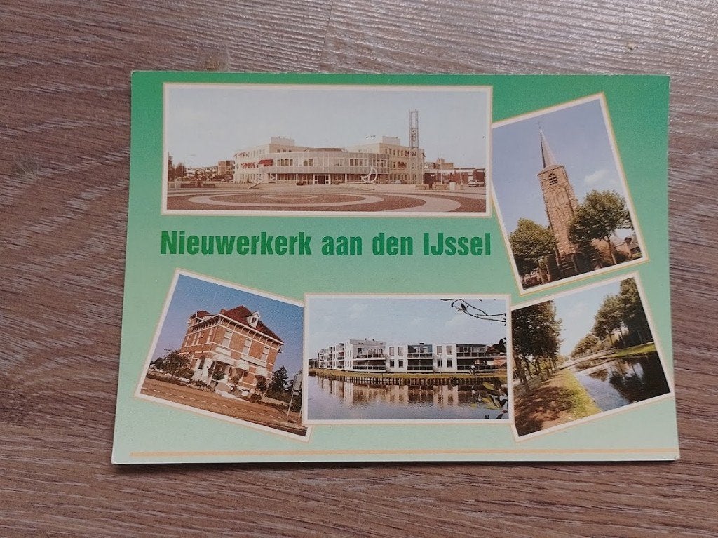 Nieuwerkerk aan den IJssel , ansichtkaart, ongelopen, Verzamelen, Ansichtkaarten | Nederland, Ophalen of Verzenden, 1960 tot 1980